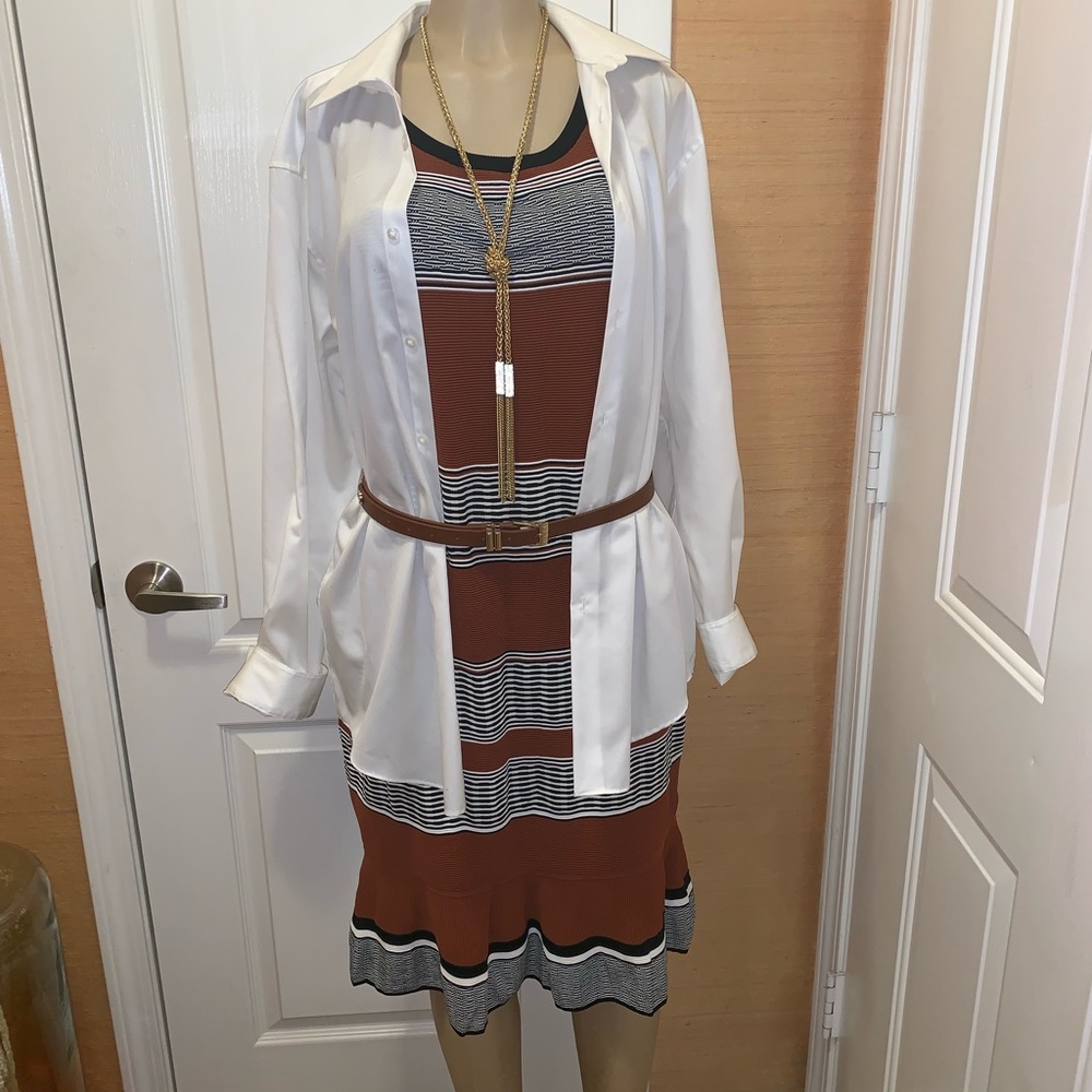 ❤️Holagen Dress❤️ Horizontal Stripes!